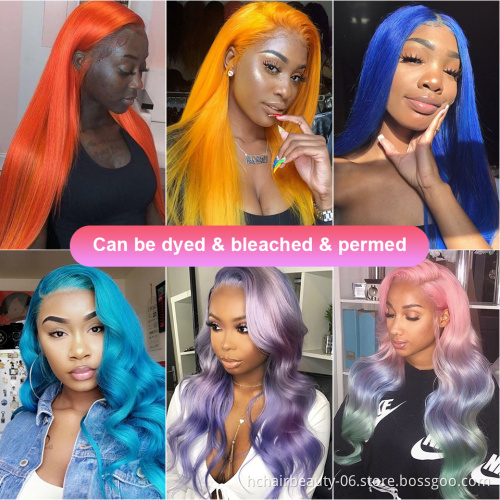 13x6 lace front human hair wigs Brazilian Remy Straight 613 Blonde Lace Front Wig Pre Plucked Honey Blonde Lace Front Wig